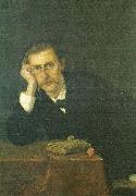 Ernst Josephson portratt av j.p. jacobsen oil on canvas